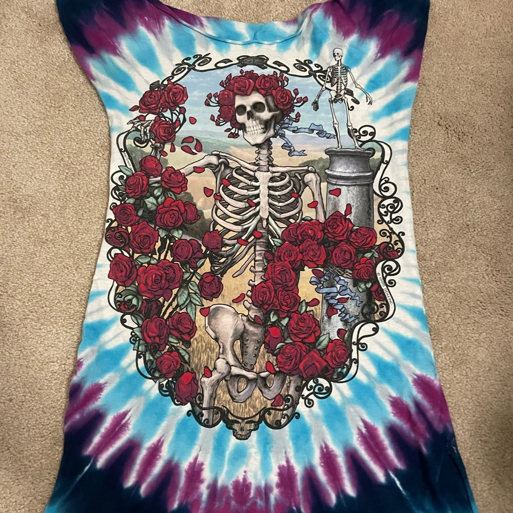 No size (assumed to be small) Grateful Dead dress (hand sewn)